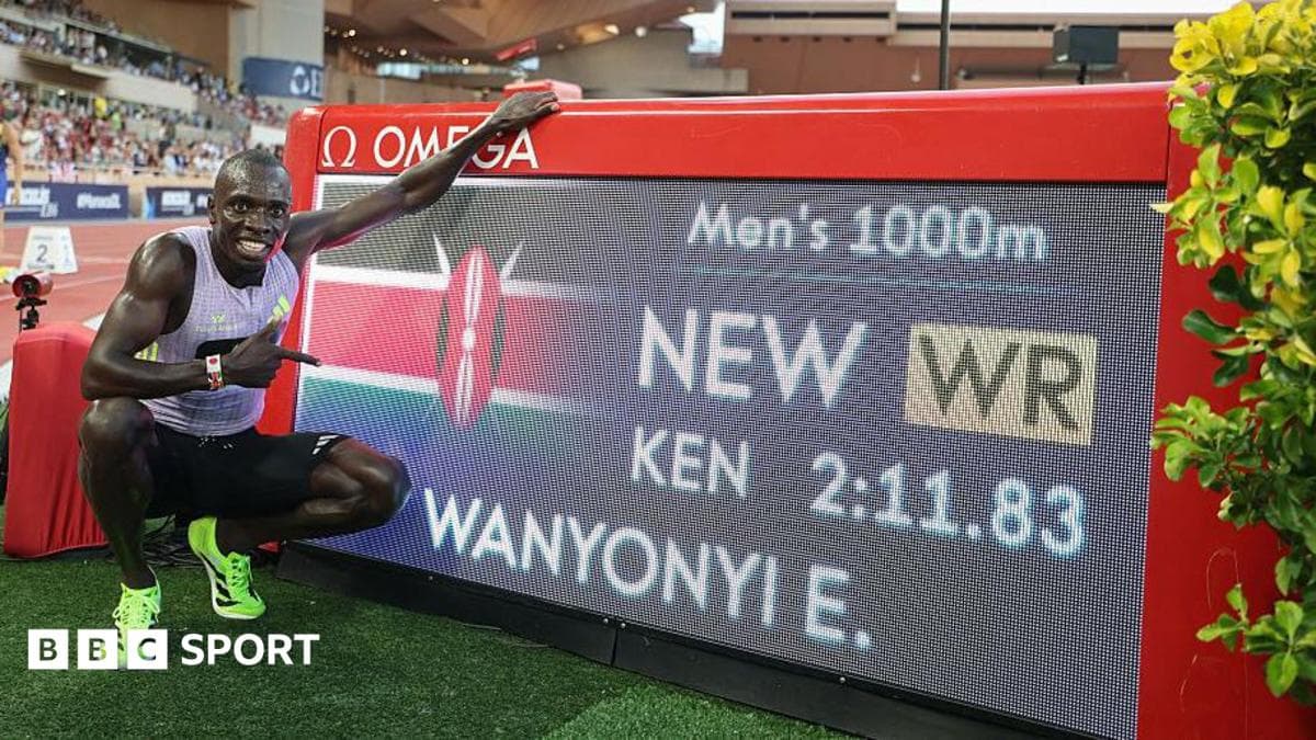 Emmanuel Wanyonyi 1000 metrga rekord qozondi