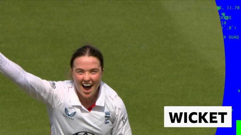 Harmanpreet Kaur Mady Villiers tomonidan darvozadan chiqarildi
