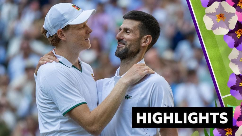 Sinner, Djokovni Wimbledondagi yarim finalda mag'lub etdi
