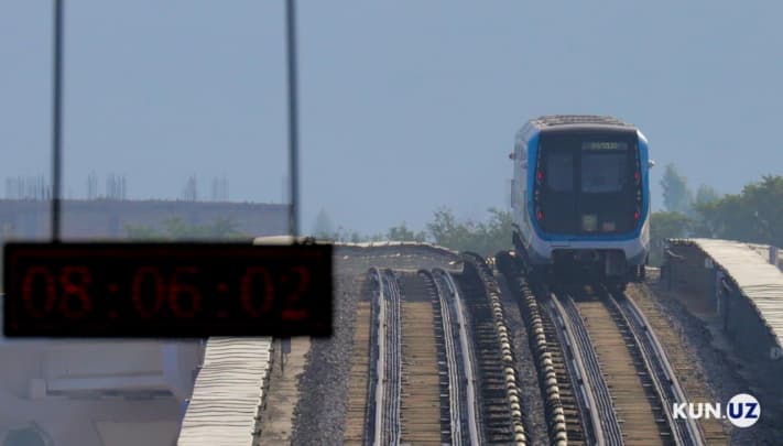 Toshkent metrosida tezlik pasaytirildi